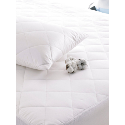 Fine Bedding Company Deep Fill Cotton Mattress Protector, Super King