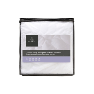 George Fine Bedding Company Waterproof Mattress Protector - White