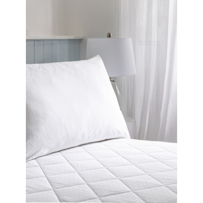 George Fine Bedding Company Smart Cooling Pillow Protector - White