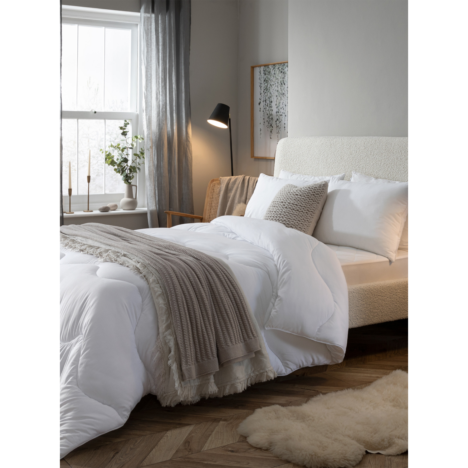 George White Fine Bedding Company 13 Tog Spundown Washable Duvet