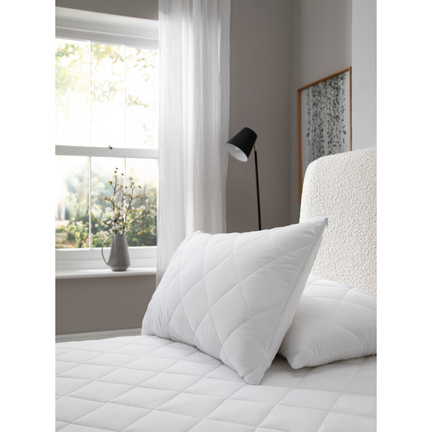 George White Fine Bedding Company Allergy Defence Pillow Protector