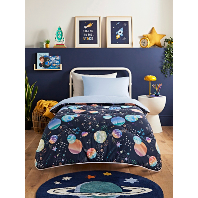 Night Lark®  Junior - Space Adventure - Washable Coverless Duvet Set