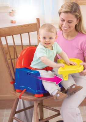 Safety 1st Easy Care Swing Tray Booster Seat Primary Baby at ASDA
