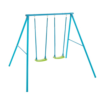 TP Deluxe Double Metal Swing Set