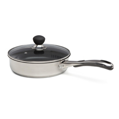 Sabichi Living Easy Grip 24cm Frying Pan, Silver