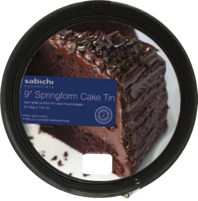 Sabichi Essentials Springform 9 Inch Cake Tin Home at ASDA