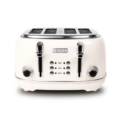 Haden 194220 Heritage 4-Slice Toaster - White, White