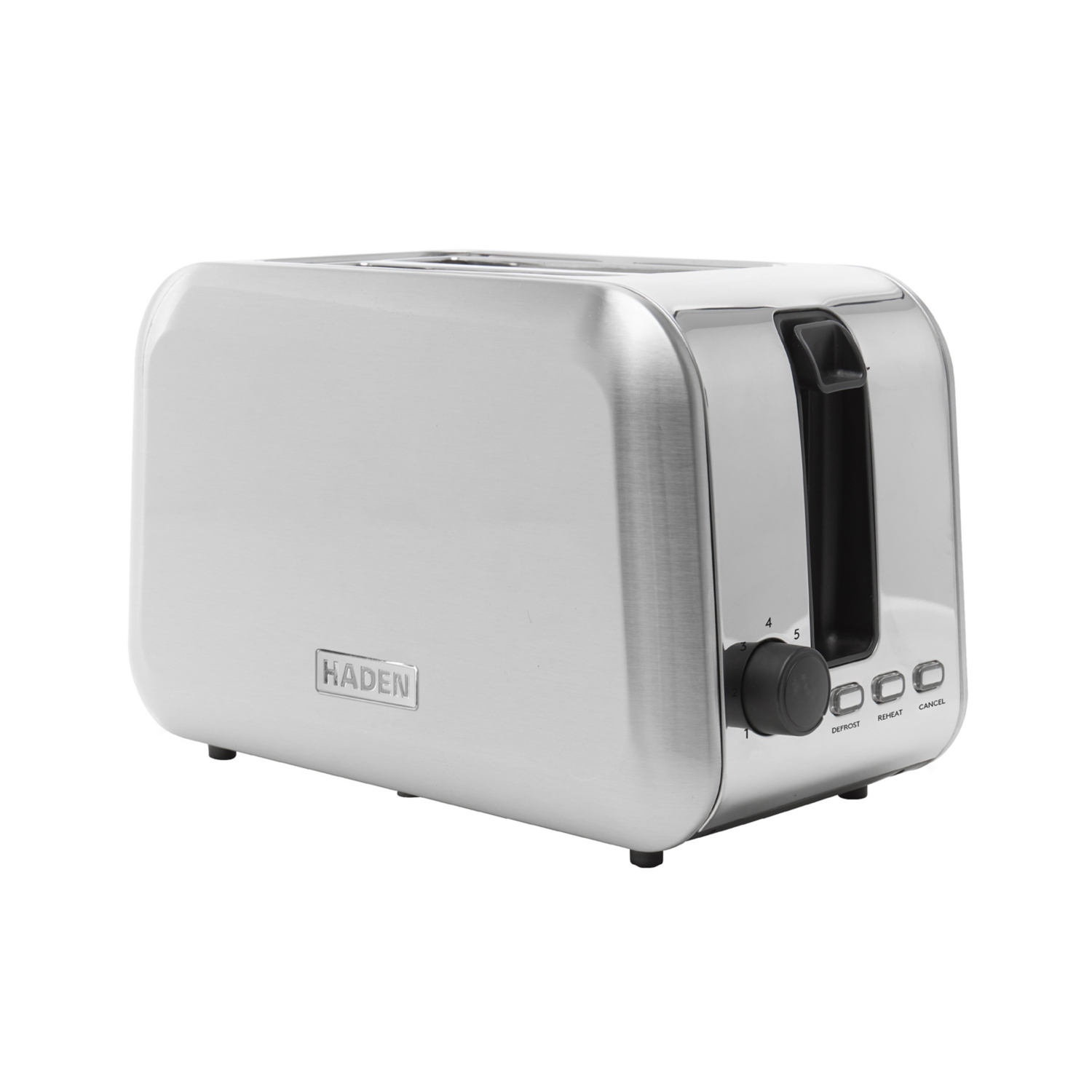 Haden Stoke 196859 2-Slice Toaster - Brushed Steel, Brushed Steel - Image 5