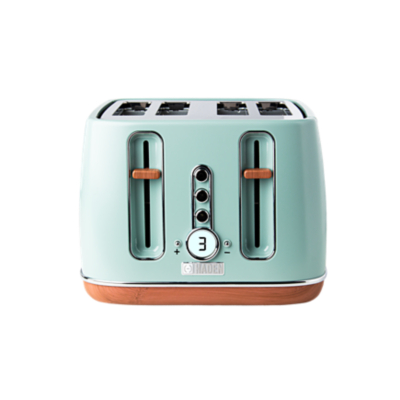 Haden Dorchester 2300W 4 Slice Wide Slot Toaster - Sage Green, Green