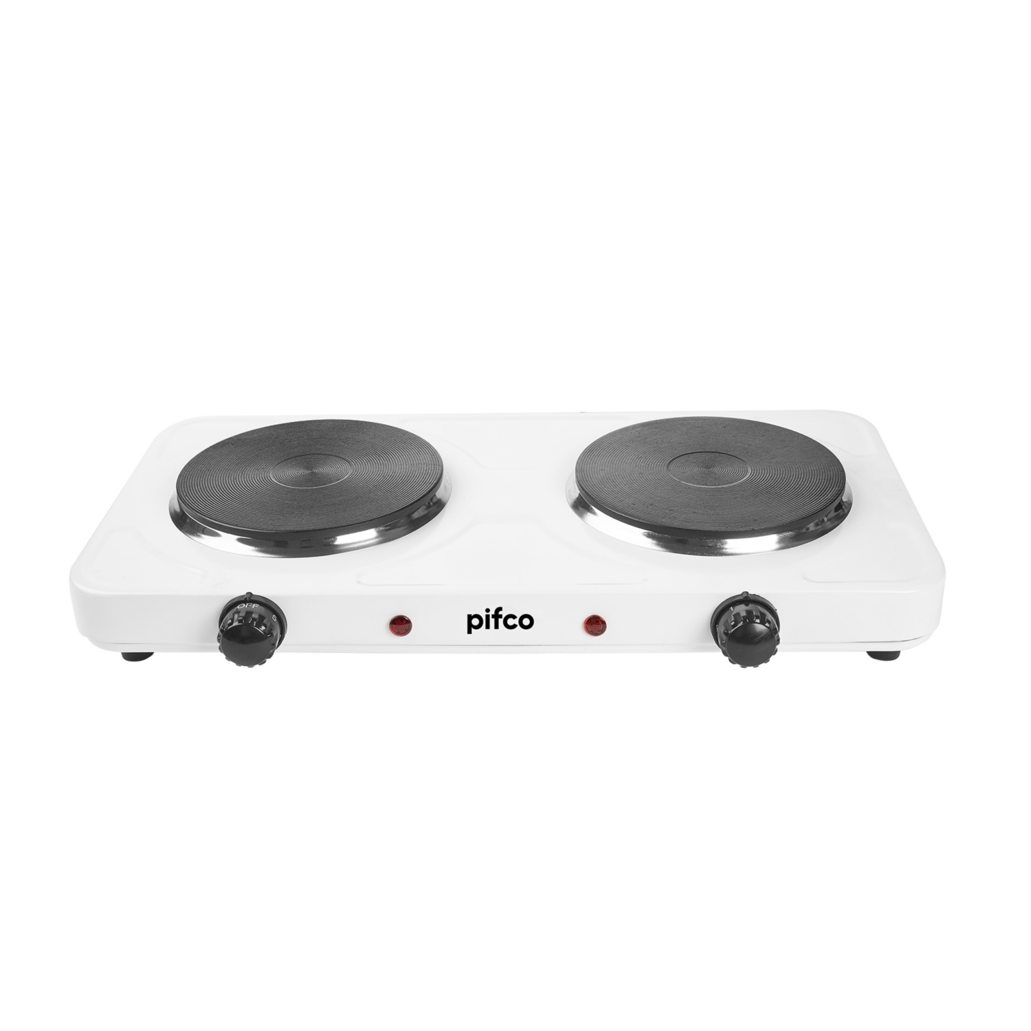 Pifco Light Electric Double Hob With Adjustable Temperature Control 204776