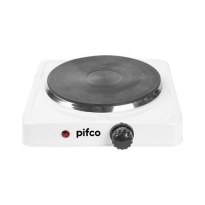 George PIFCO Electric Single Hob with Adjustable temperature Control 1500W 204783