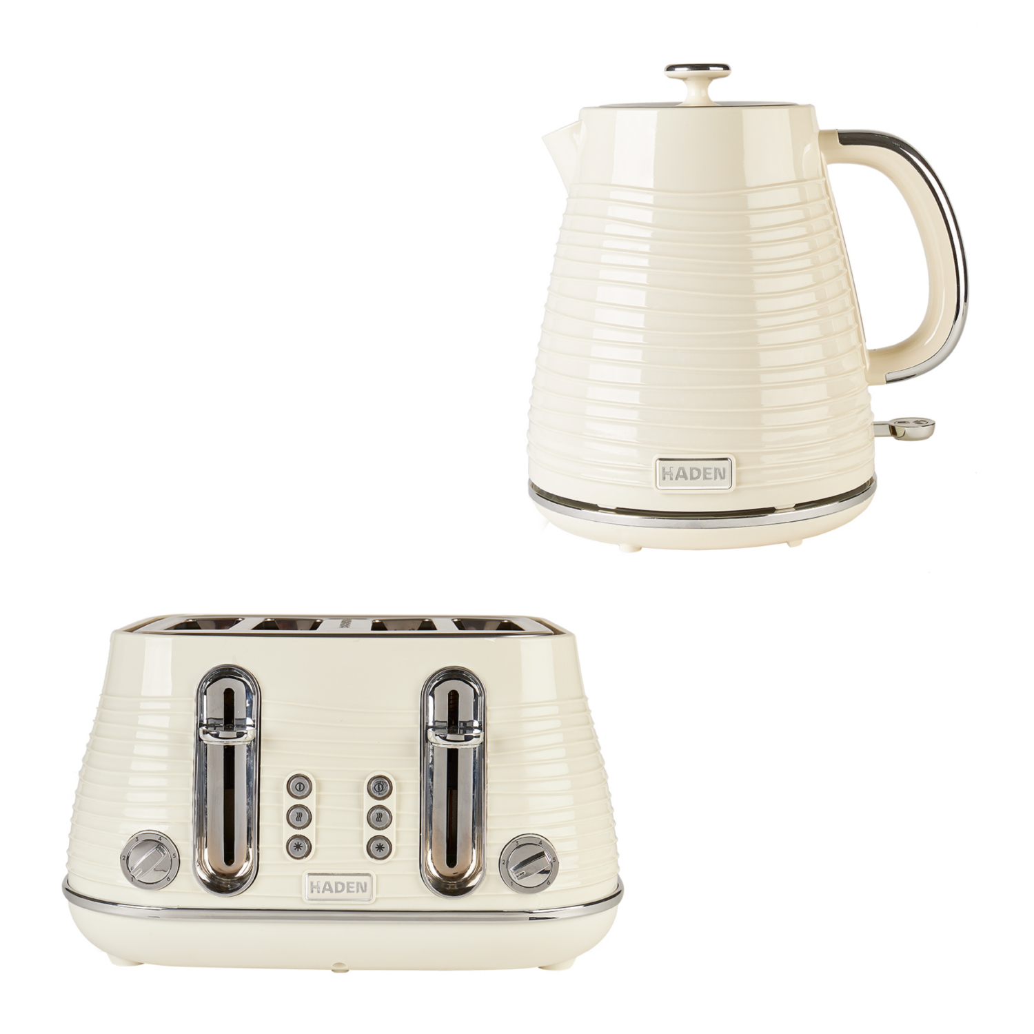 George Cream Haden Devon Kettle & 4 Slice Toaster 206862