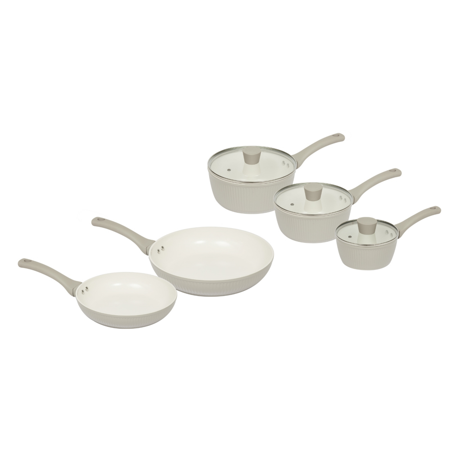George White Haden Putty 5 Piece Cookware Set
