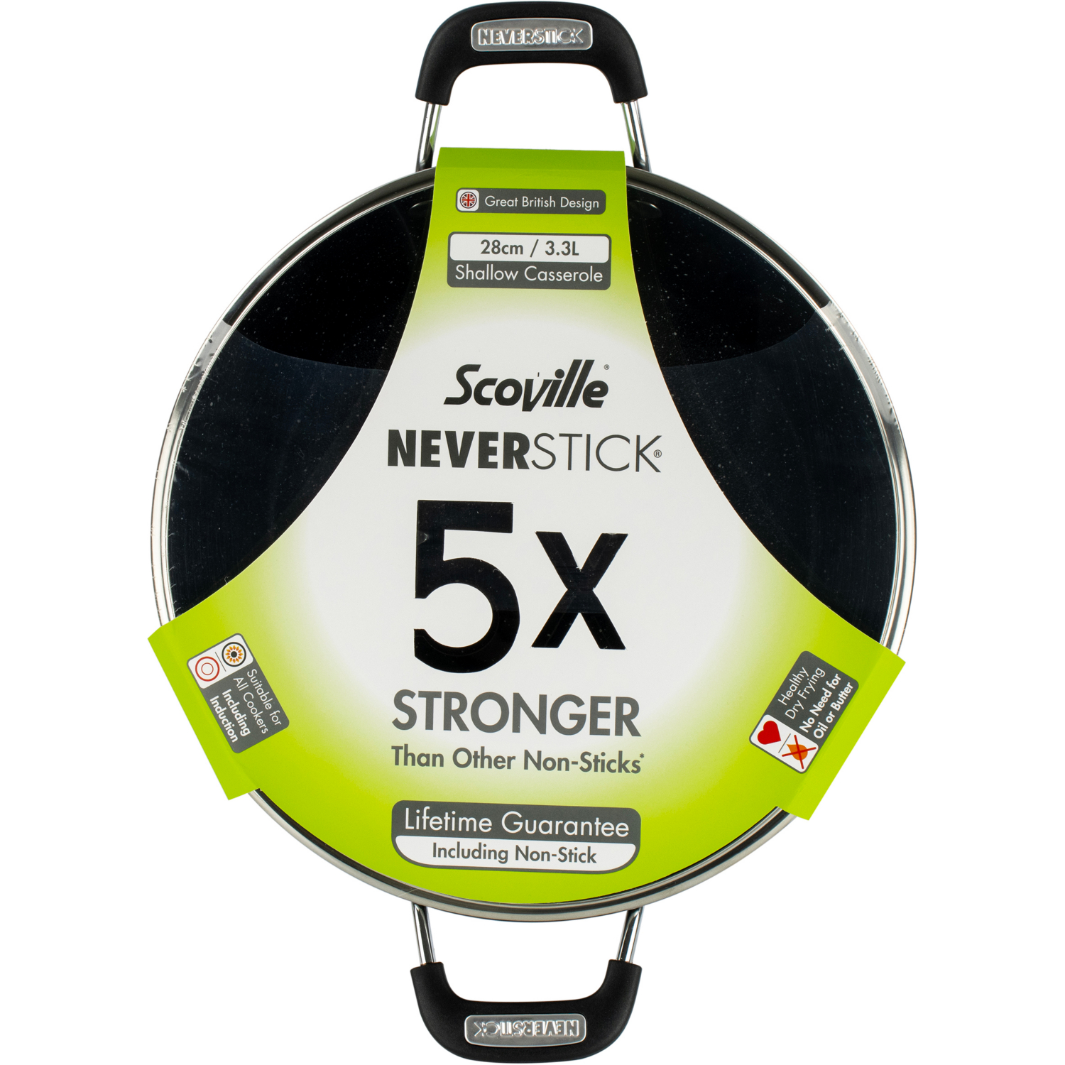 Scoville Neverstick 28Cm Shallow Casserole
