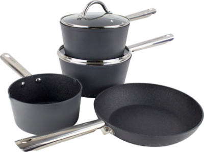 saucepans and frying pans