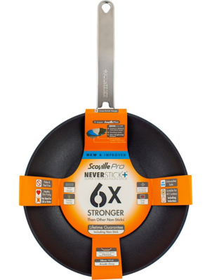 Scoville Neverstick+ 28cm Pro Wok Home at ASDA