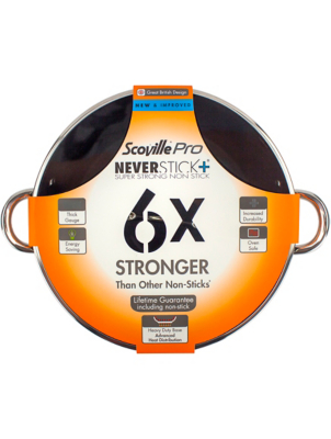 Scoville Pro Neverstick+ 32cm Casserole Home at ASDA