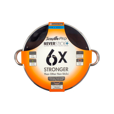 Scoville Unisex Pro Neverstick+ Casserole 32Cm
