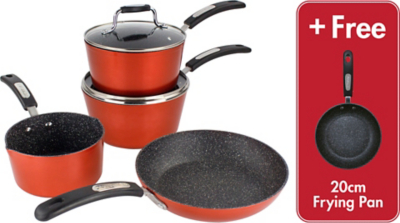 frying pan set with lids