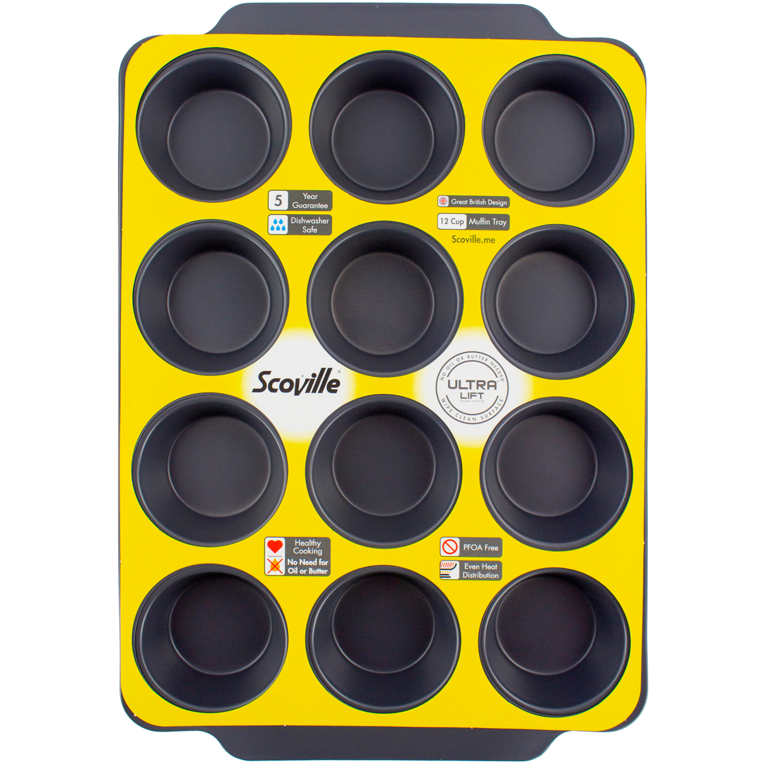 Scoville Ultra Lift 12 Cup Muffin Tray