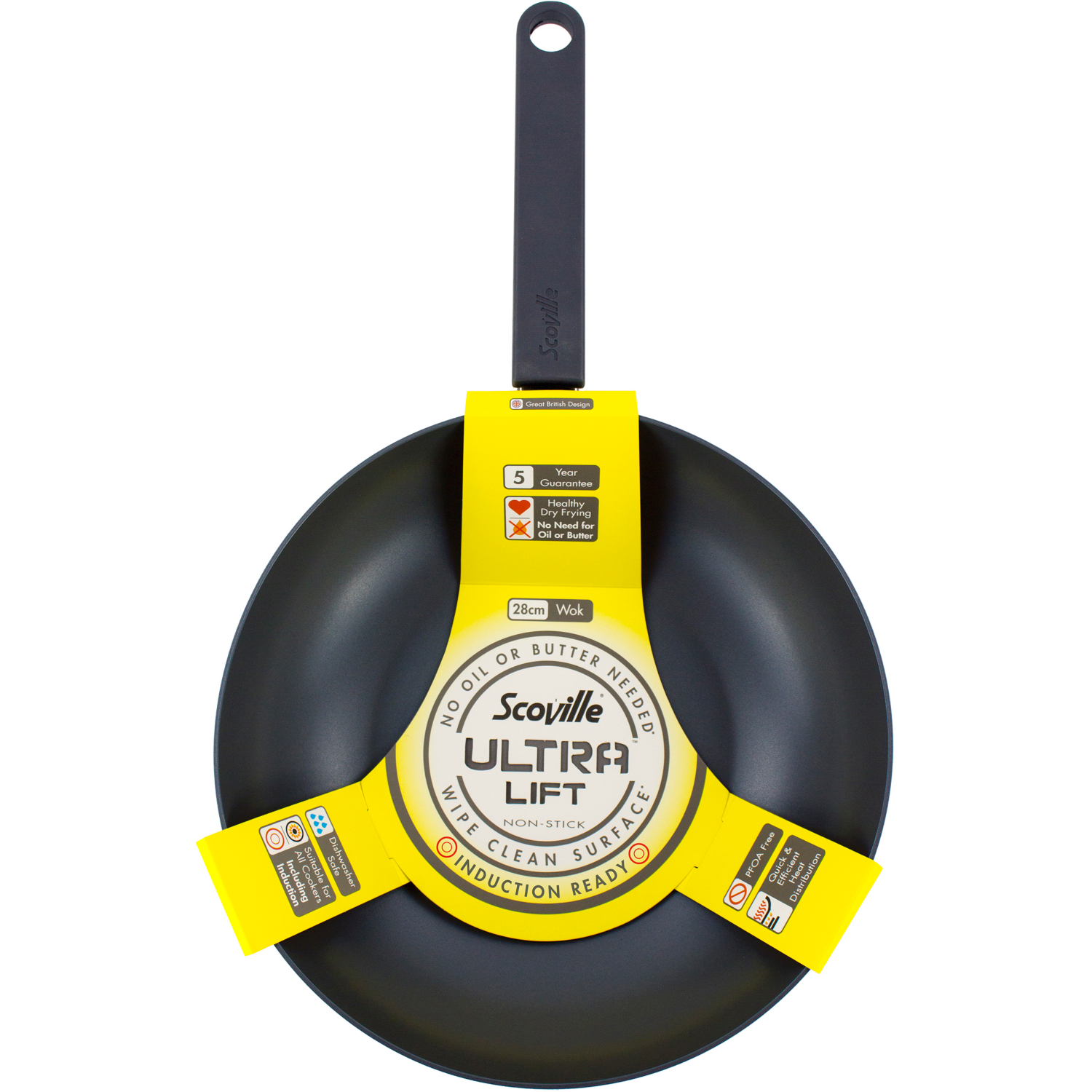 Scoville Ultra Lift 28Cm Wok Pan