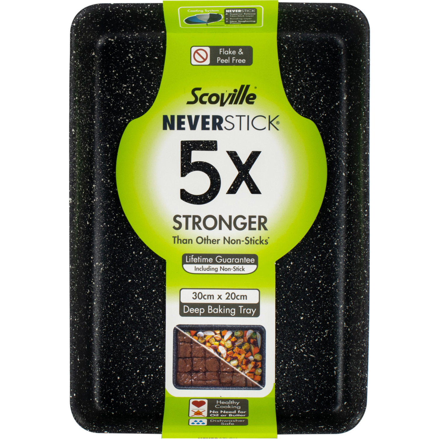 Scoville Neverstick 30Cm Deep Baking Tray