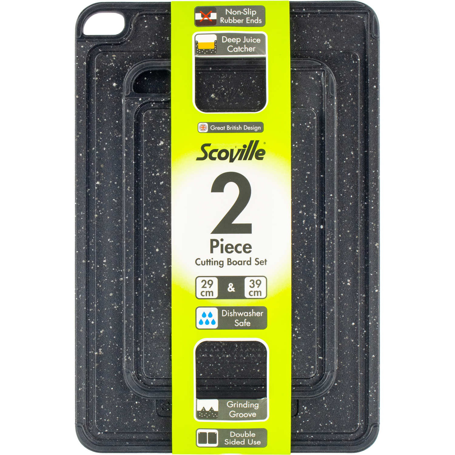 Scoville 2 Piece Cutting Board Set