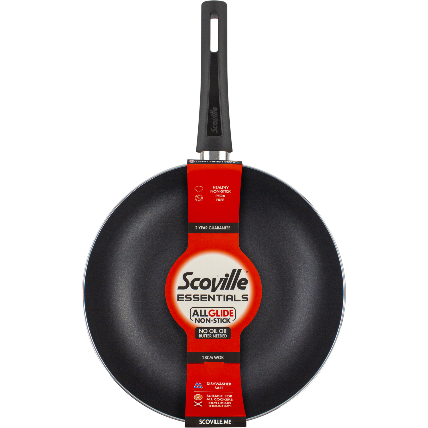 Scoville Essentials 28Cm Wok Pan