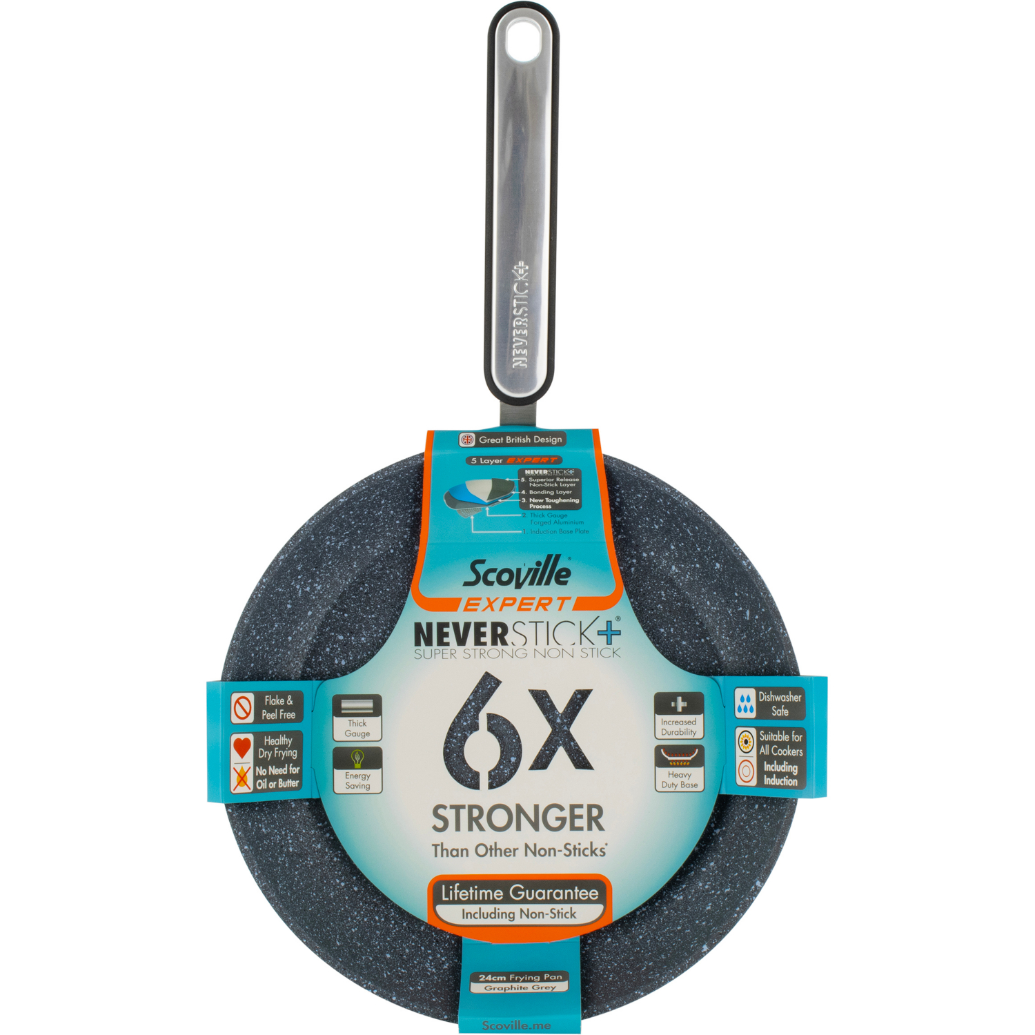 Scoville Expert Neverstick+ 24Cm Frying Pan