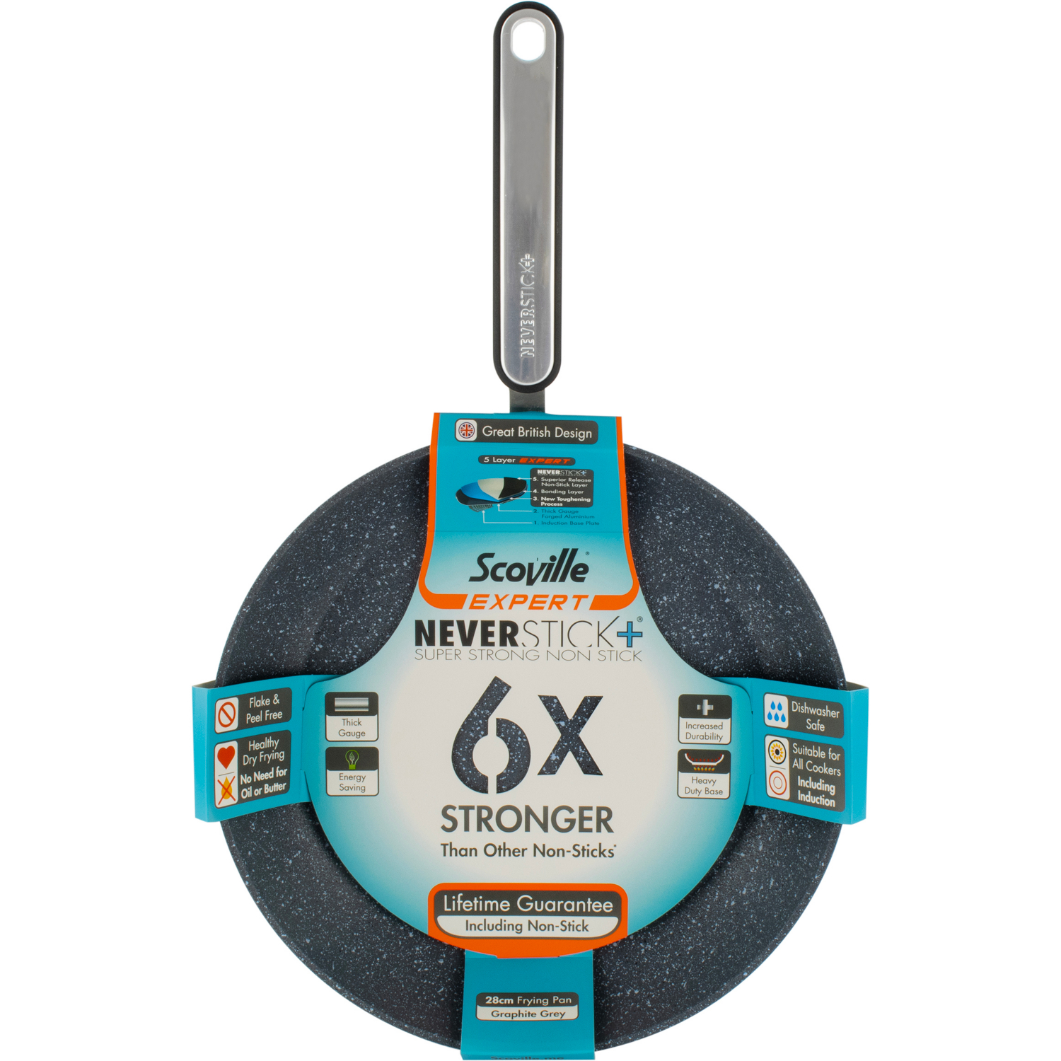 Scoville Expert Neverstick+ 28Cm Frying Pan