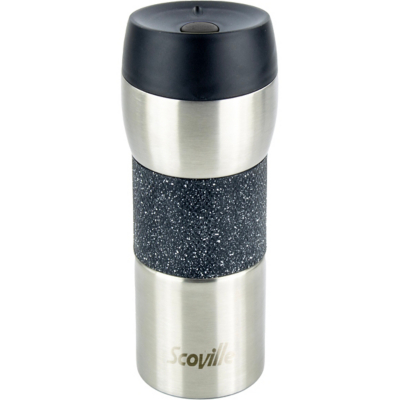 George Scoville Neverleak Insulated Travel Mug 450ml - Silver