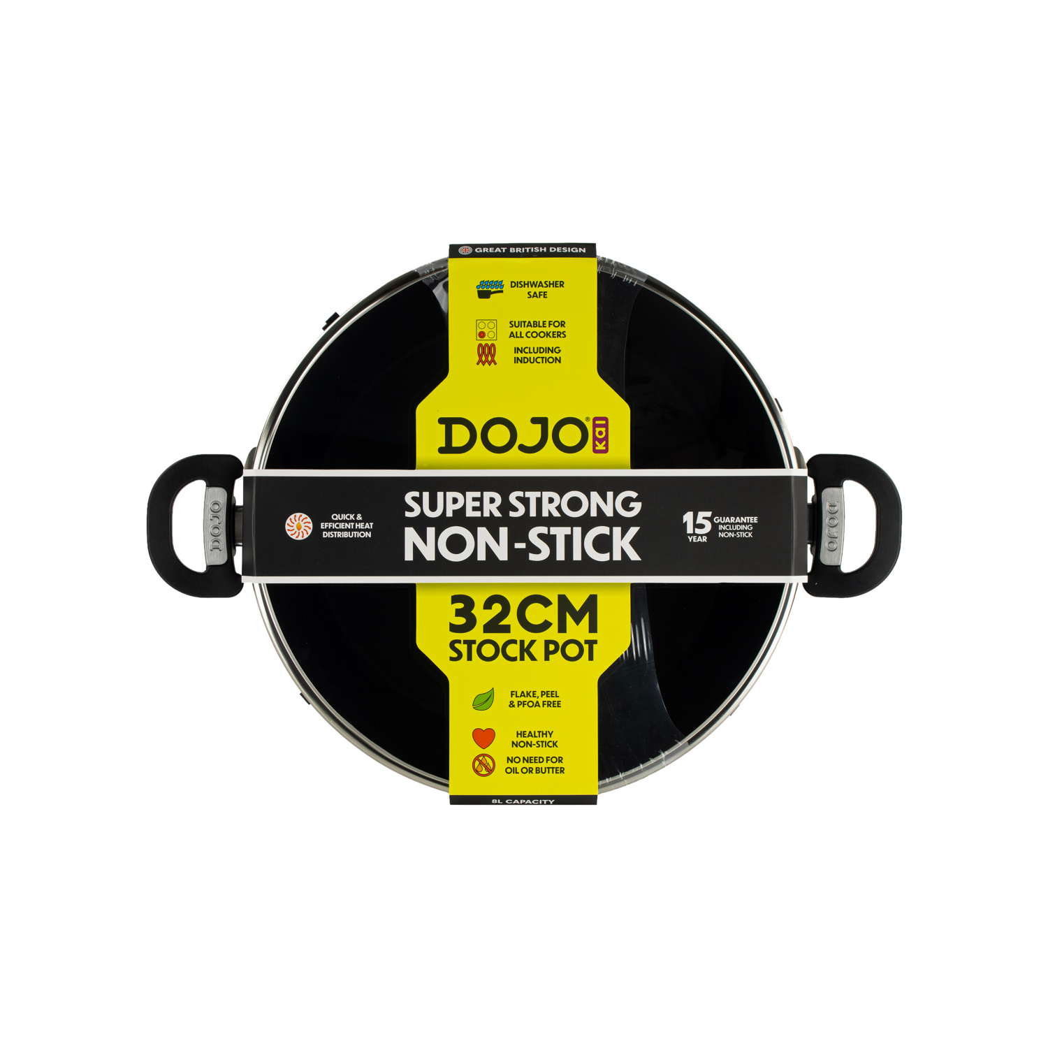 George Dojo Kai 32Cm Stock Pot & Lid