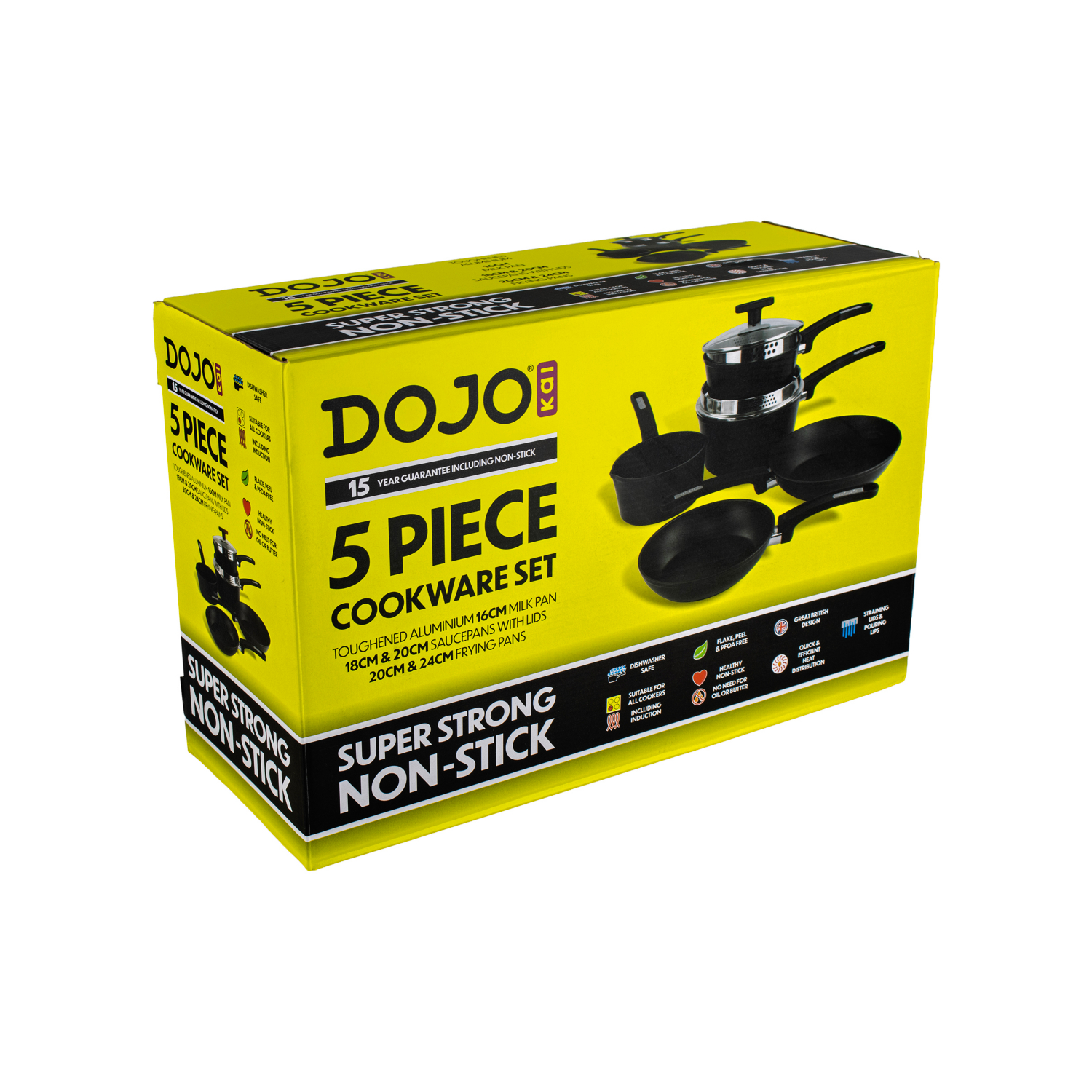 George Dojo Kai 5 Piece Pan Set