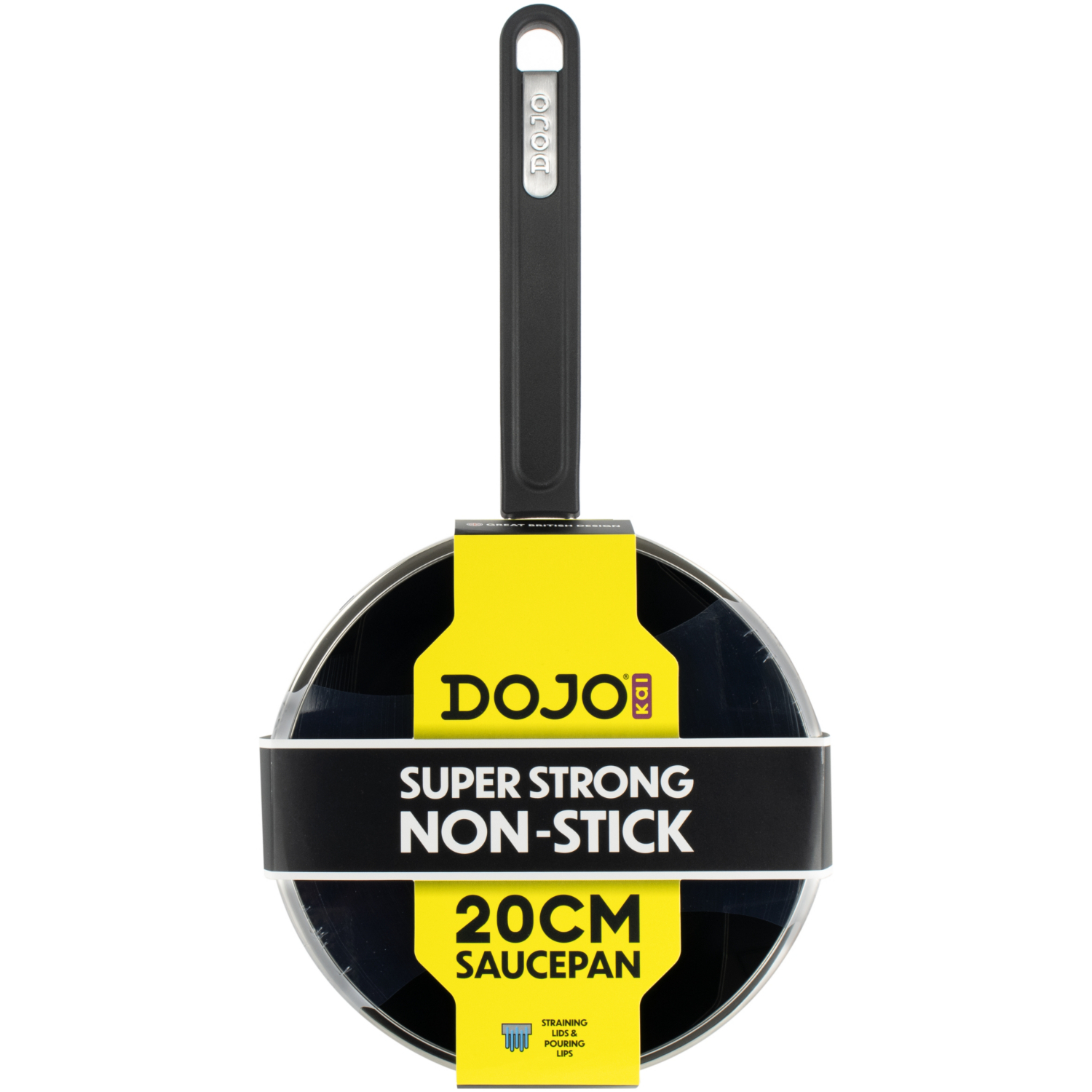 George Dojo Kai 20Cm Saucepan With Strainer Lid