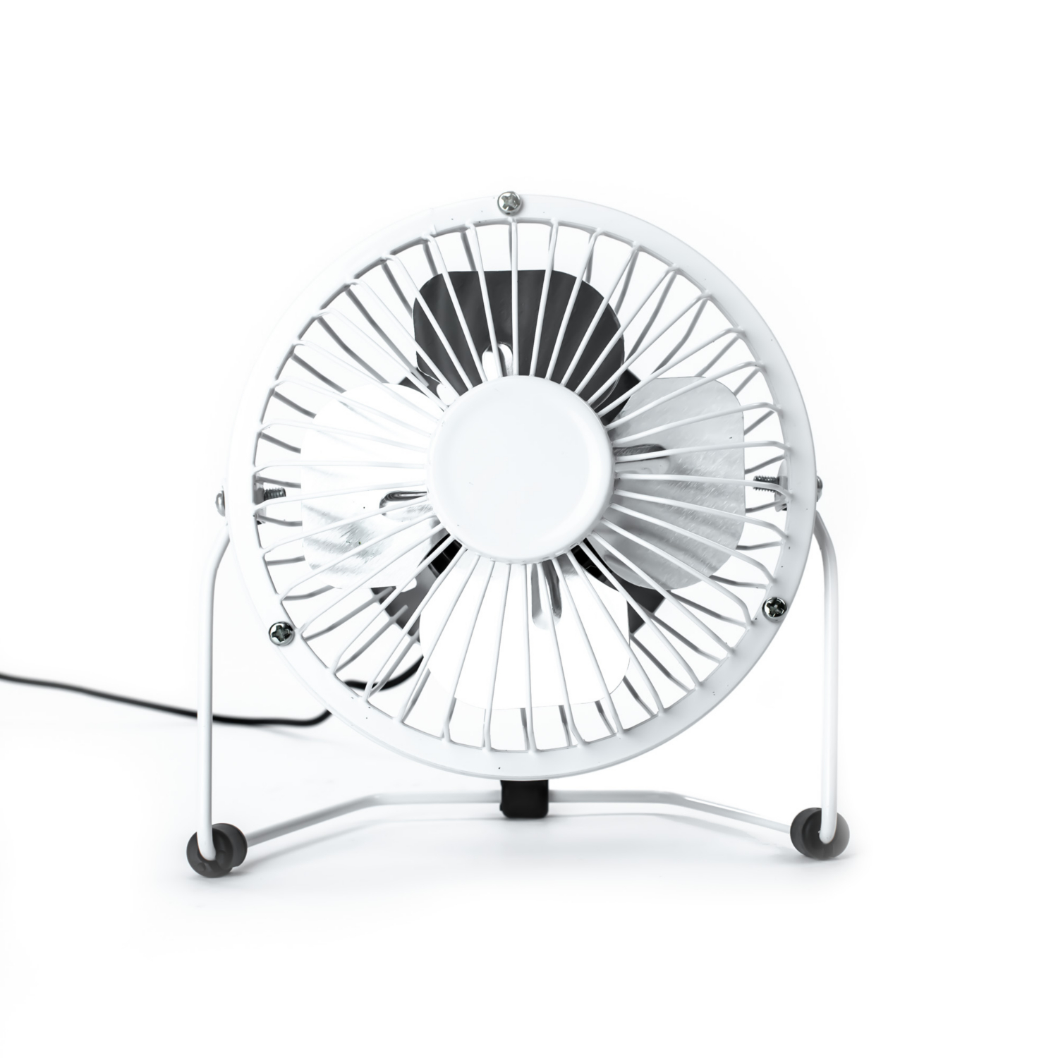 George White 4 Inch Usb Desk Fan