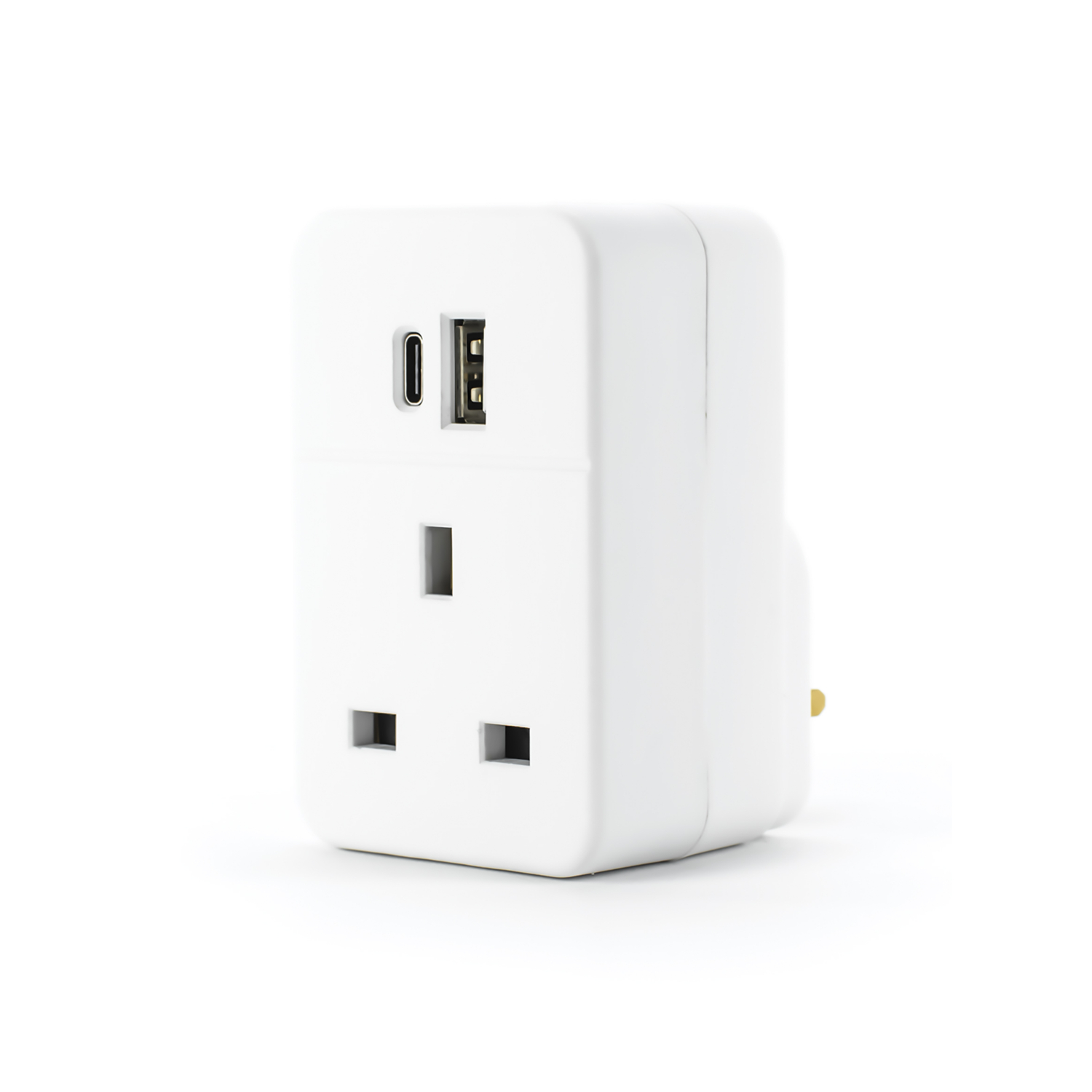 George White Status Usb Plug Through Adaptor With A & C Ports