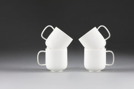 Carnaby Chelsea Porcelain Mug - Set of 4