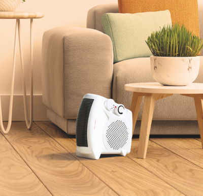 Fine Elements 2000W Flat Fan Heater Home at ASDA