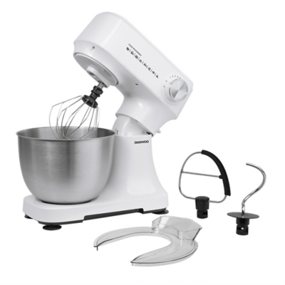 George Daewoo 600W Stand Mixer - White
