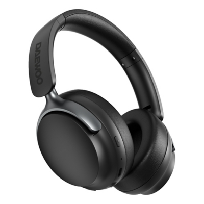 Daewoo 'Sonic Beat Pro' Wireless Headphones 40hrs Bluetooth Headset Deep Bass in Black