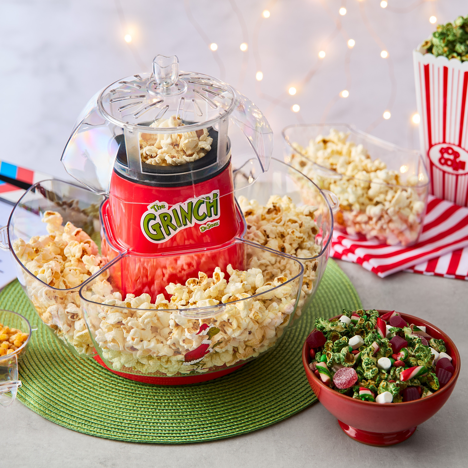 Grinch Dr. Seuss Popcorn Maker - Red - Image 6