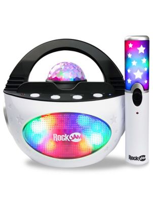 RockJam Rechargeable Karaoke Machine & Wireless Mic Black Toys