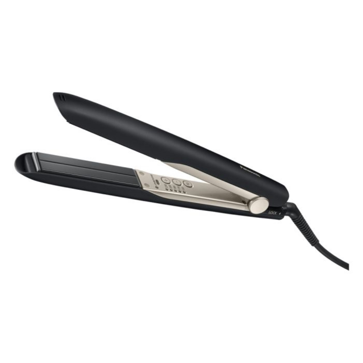 Panasonic Black Eh-Hs0e Nanoe Hair Straightener