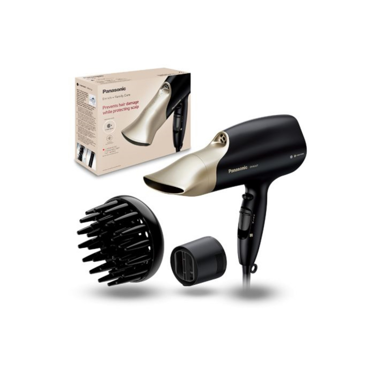 Panasonic Black Eh-Na67 Nanoe Hair Care Series Dryer