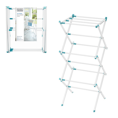 Black and Decker Aqua Extendable Compact Clothes Airer Home