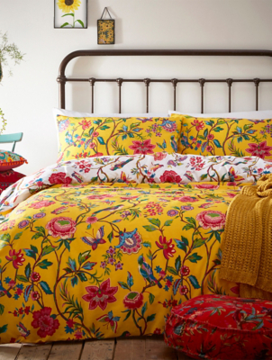 Furn Pomelo Tropical Floral Duvet Cover Set Home at ASDA