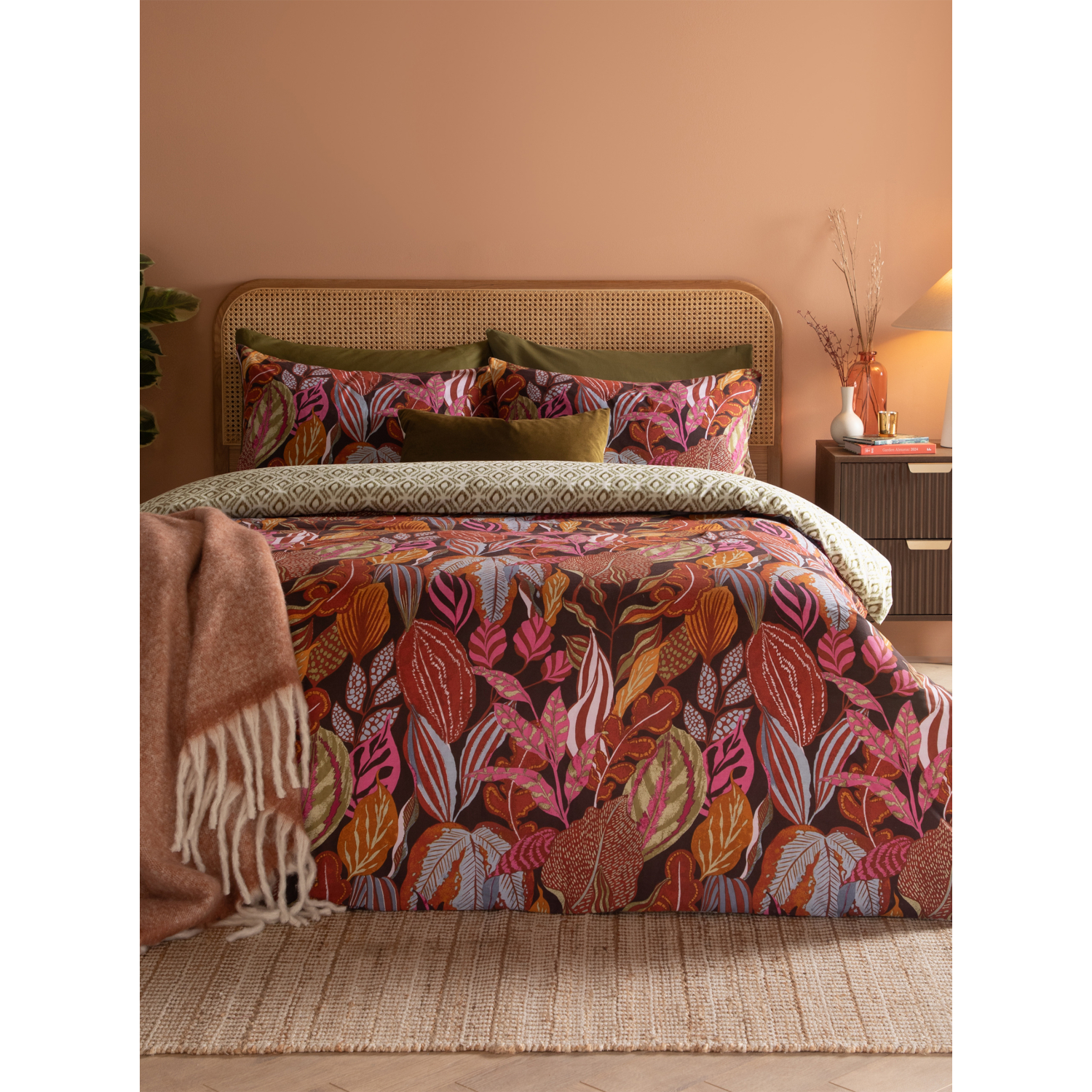 George Copper Furn Utopia Reversible Duvet Set