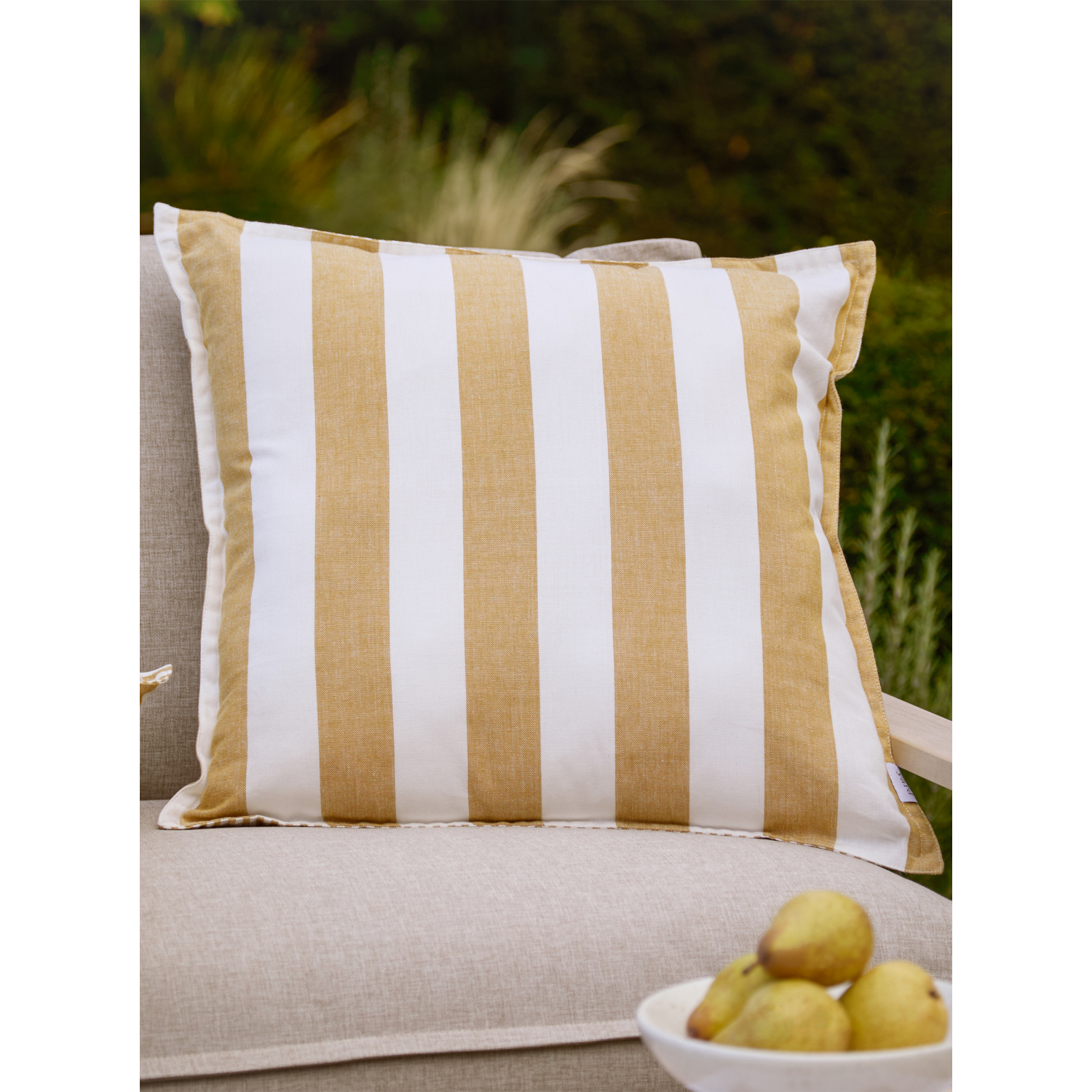 George Honey Yard Hayle 100% Cotton Outdoor Cushion
