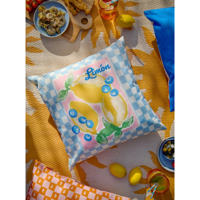 Furn Mediterranean Limon Outdoor Cushion Blue Sky Blue