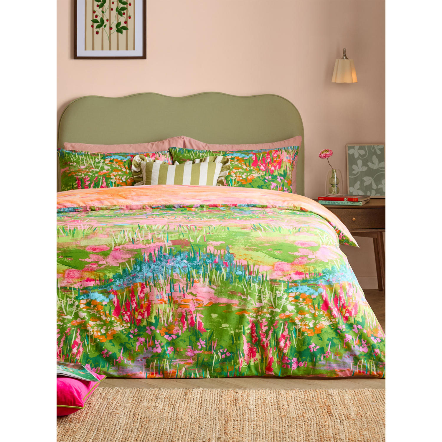 George Green Furn Meadow Escape Reversible Duvet Set
